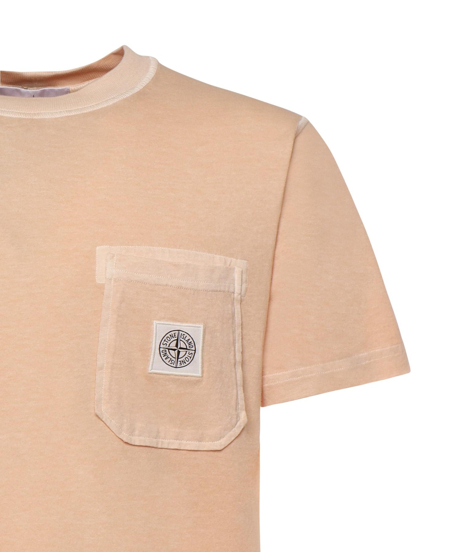 T-shirt con patch Compass L1S152100032 S0057V018E STONE ISLAND 