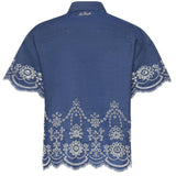 Camicia Clementine in chambray con ricamo CEM0001 00473L MC2 SAINT BARTH 