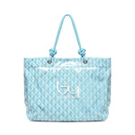 Shopper Aruba in PVC BYBS38A01A TURQUOISE BY BYBLOS 