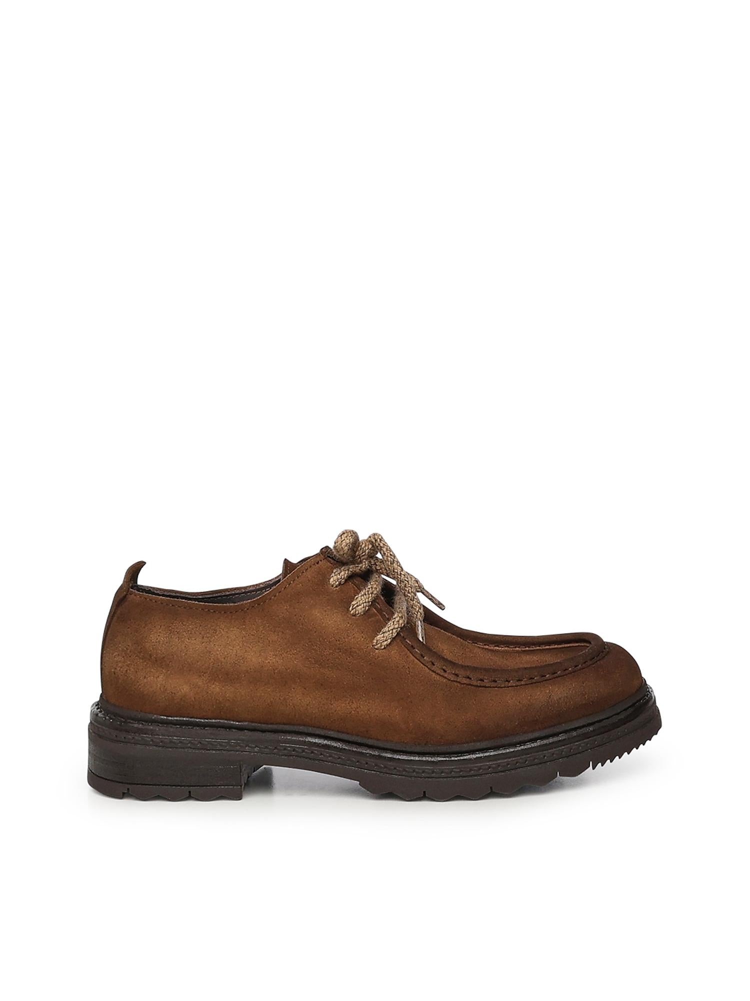 Scarpa stringata Jean in camoscio JEAN VELOURCAMEL GIULIANO GALIANO 
