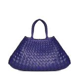 Borsa Santa Croce small in pelle 8893 DEEP PURPLE DRAGON DIFFUSION 