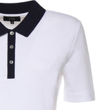 Polo in piquet stretch NPWB252650STDW B001 FAY 