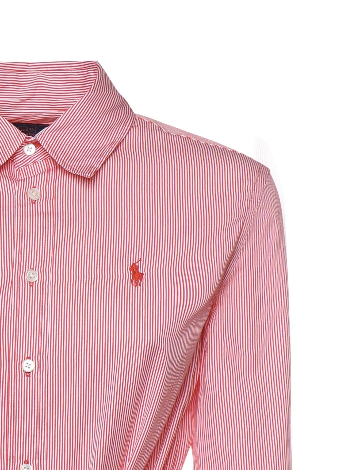 Abito chemisier a righe con cintura 211A96362 003 POLO RALPH LAUREN 