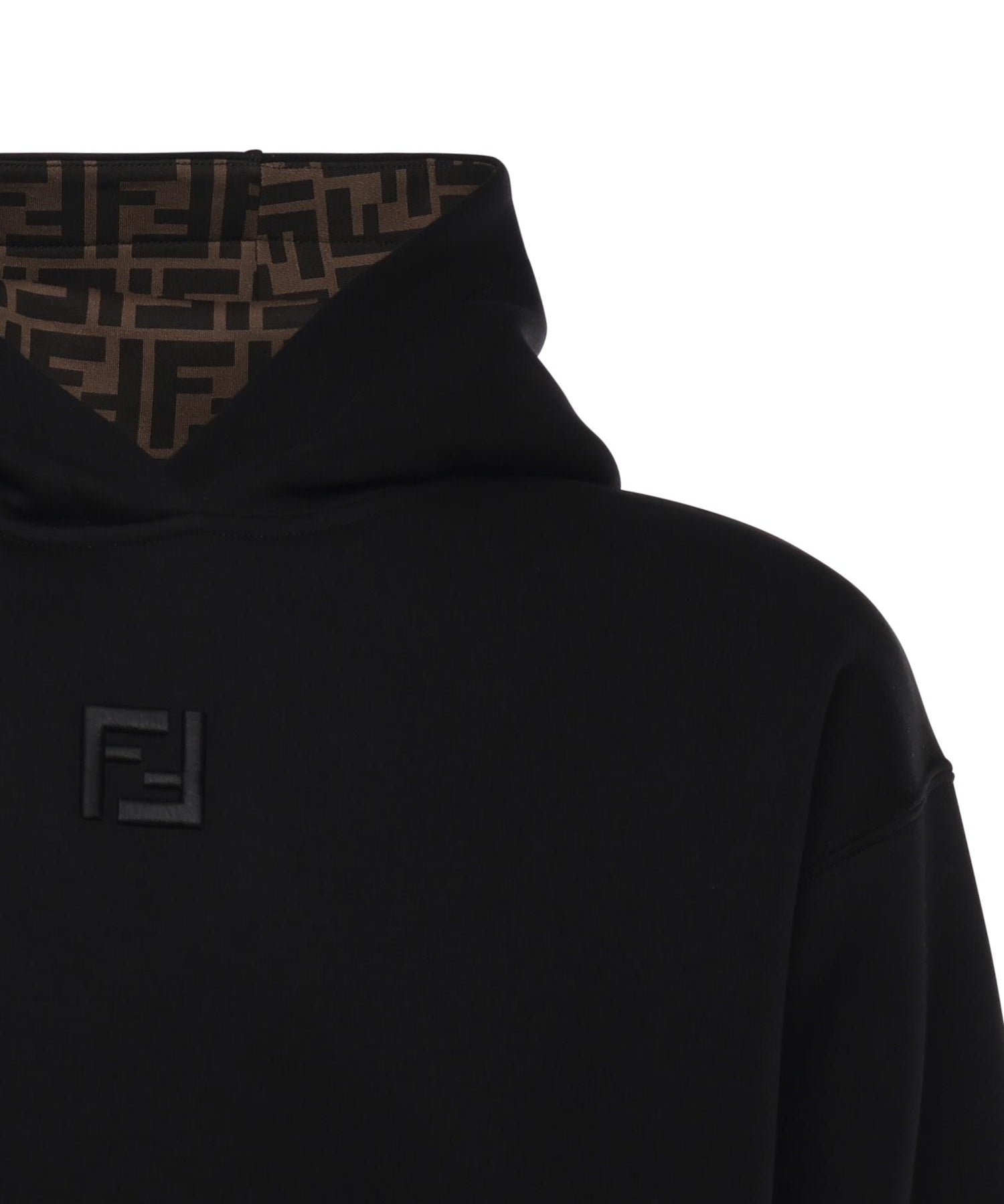 Felpa in cotone con logo FY1143 ATL9F0QA1 FENDI 