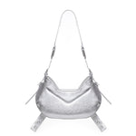 Borsa a spalla Y2K.001 FBBP70001LAM -ARGENTO/NICKEL BIASIA 