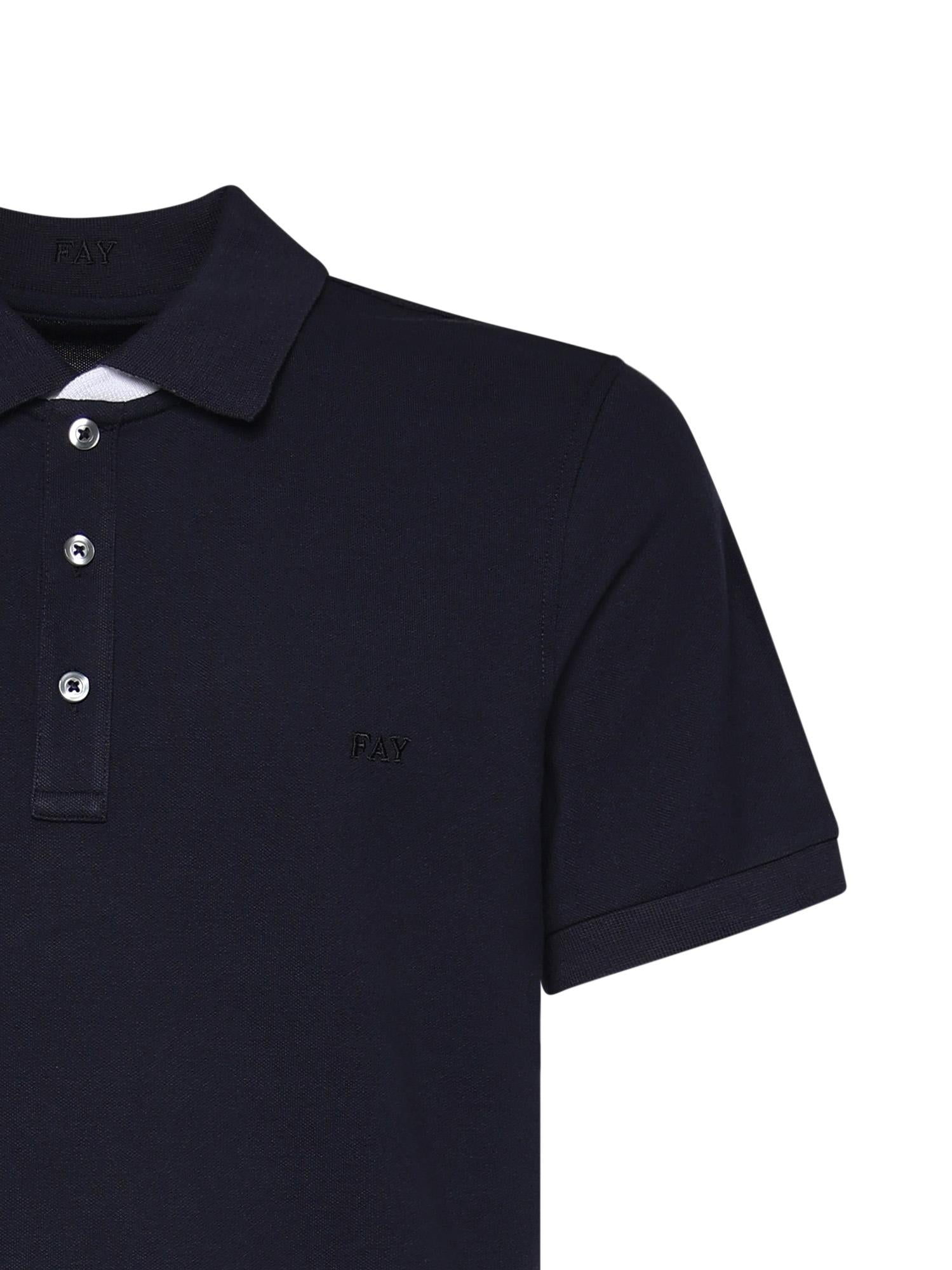 Polo in piquet stretch NPMB252135STDW U806 FAY 