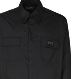 Camicia in tessuto semilucido e targhetta con logo G5KI7T GG731N0000 DOLCE & GABBANA 