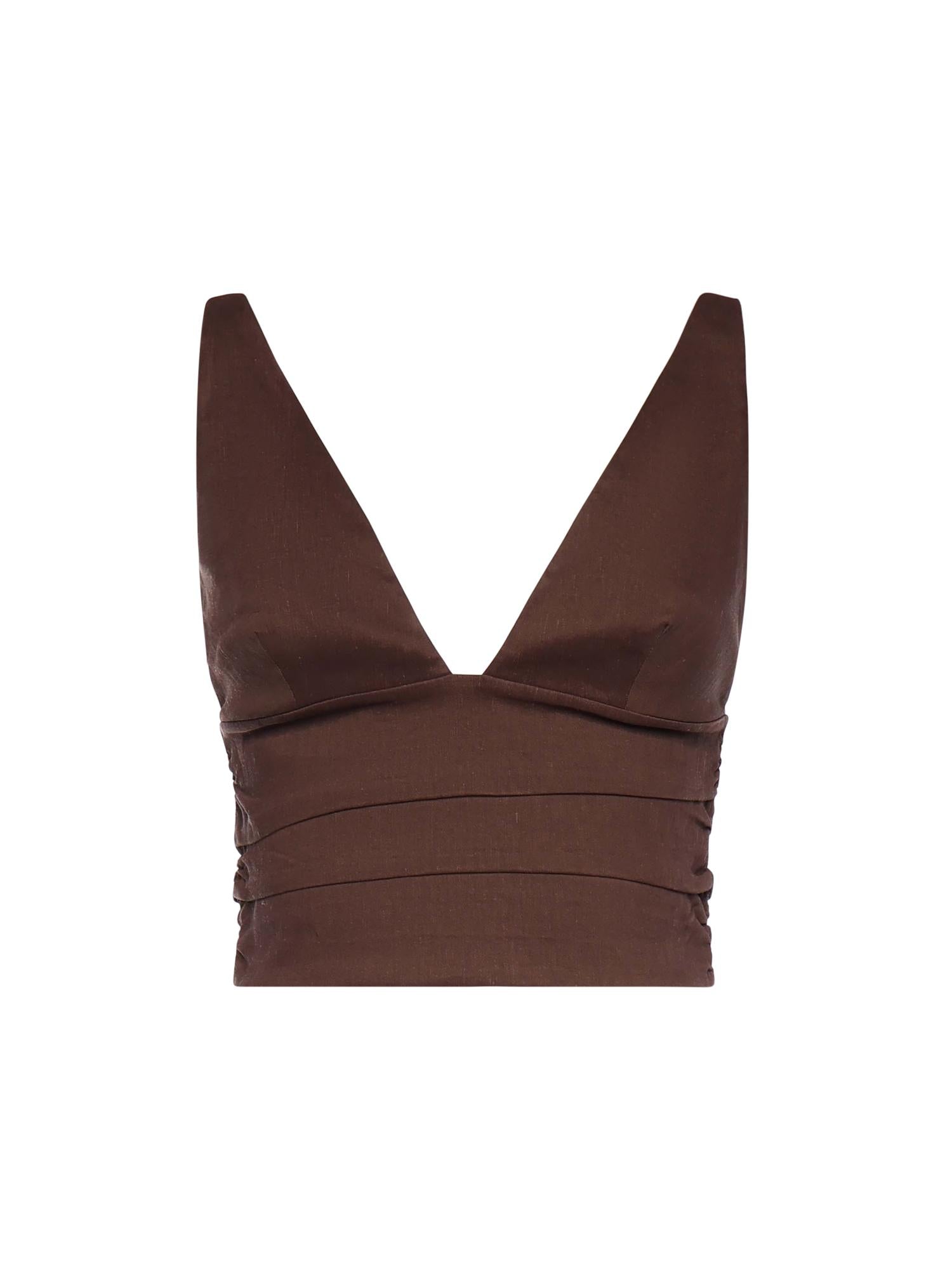 Top Rubye in lino 106567 A34IL78 PINKO 