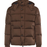 Piumino con logo HE9440025 MORO HESKIMO 