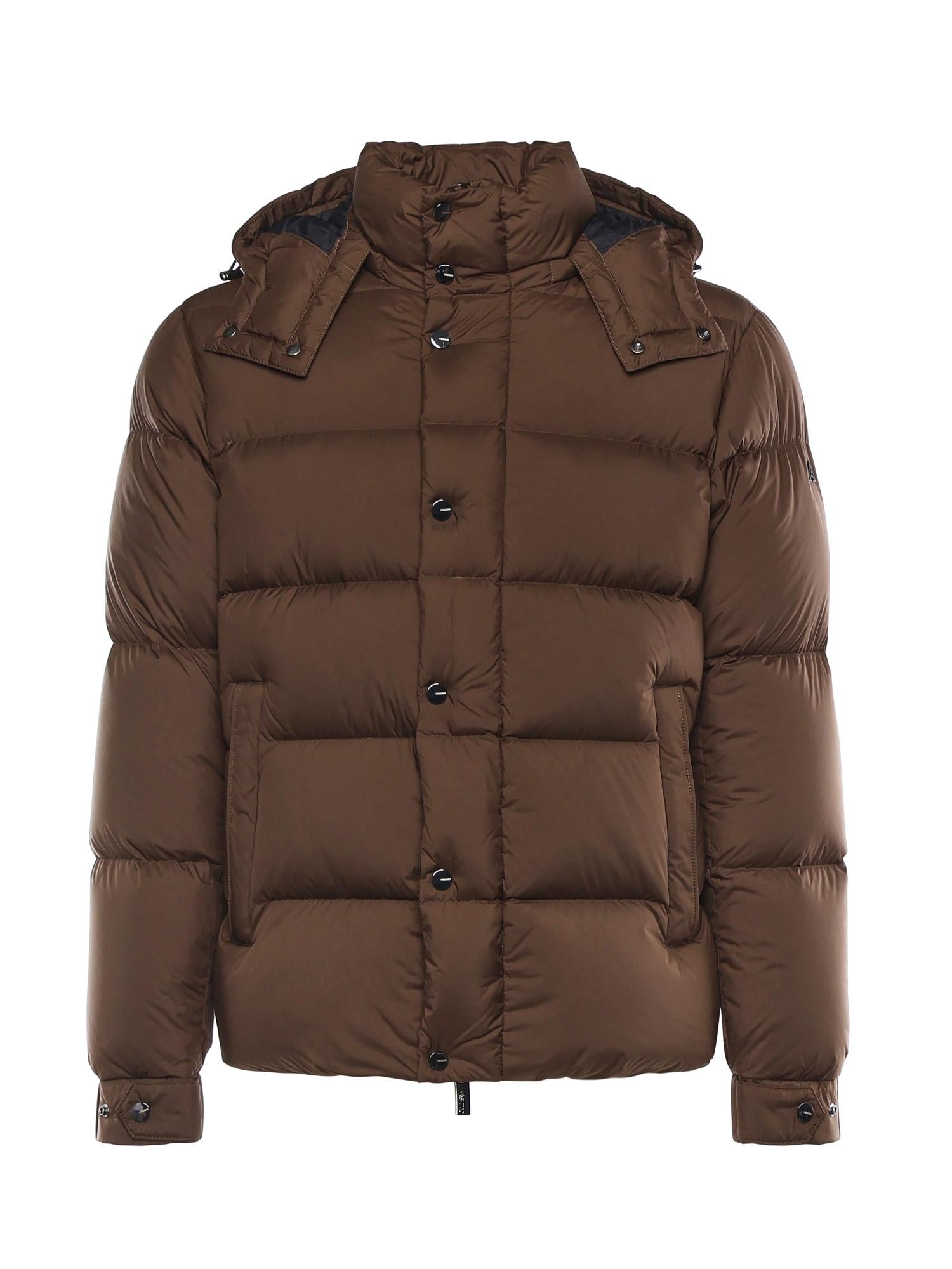 Piumino con logo HE9440025 MORO HESKIMO 