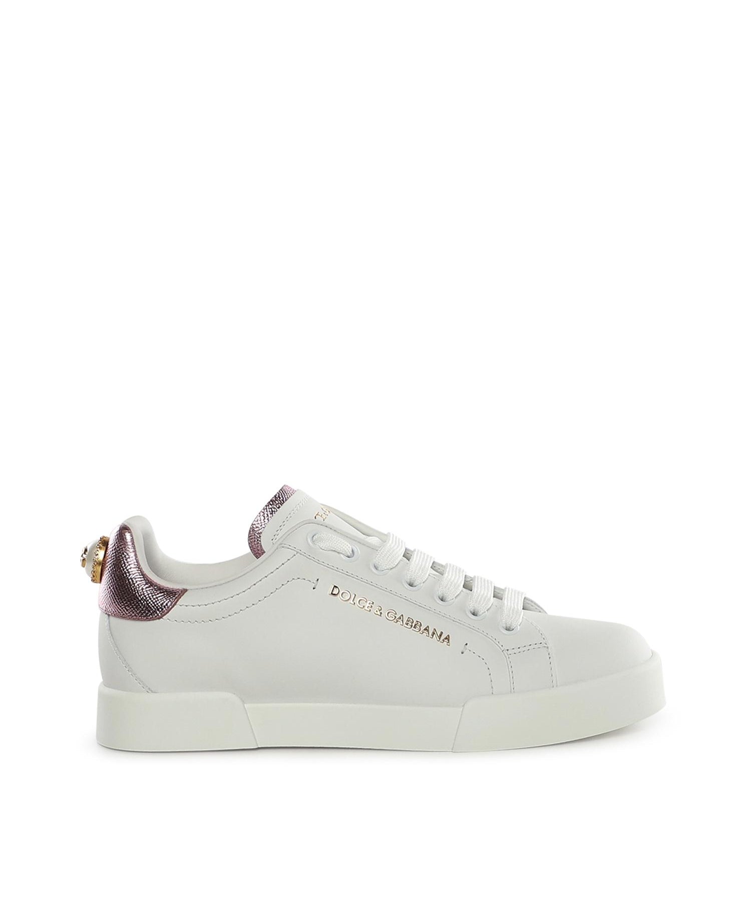 Sneaker Portofino in pelle CK1602 AN29887587 DOLCE & GABBANA 