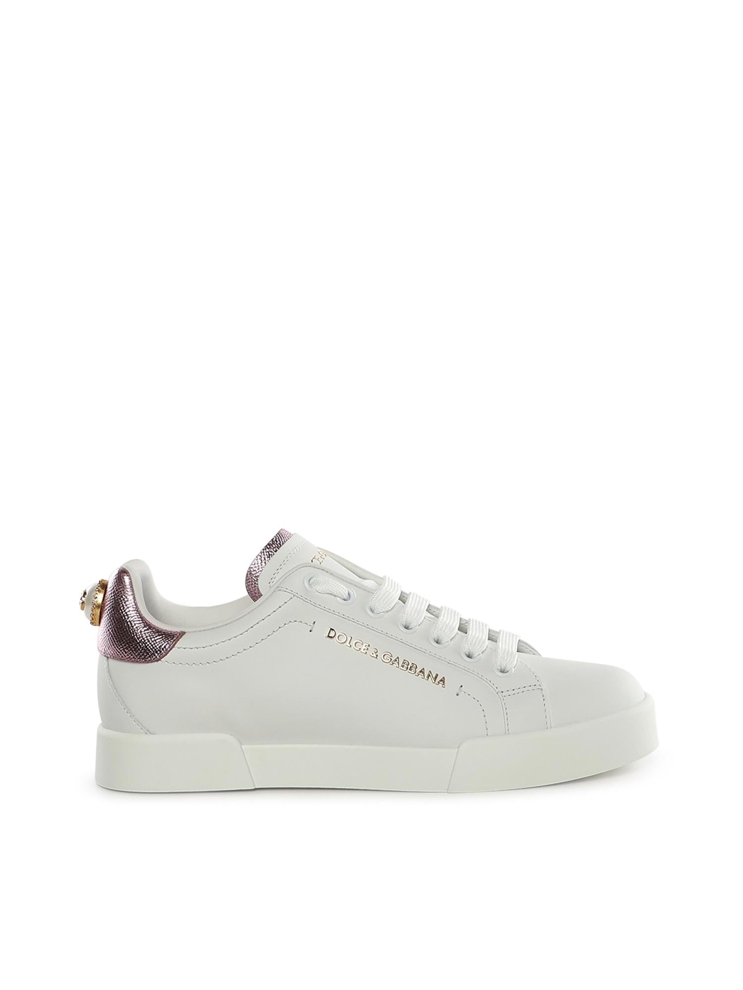 Sneaker Portofino in pelle CK1602 AN29887587 DOLCE & GABBANA 