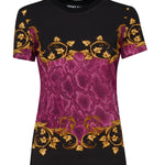 T-shirt in cotone 77HAH6P8 JS425R09 VERSACE JEANS COUTURE 
