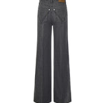 Jeans a palazzo in denim 841027 V5SO01003 BOTTEGA VENETA 