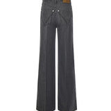 Jeans a palazzo in denim 841027 V5SO01003 BOTTEGA VENETA 