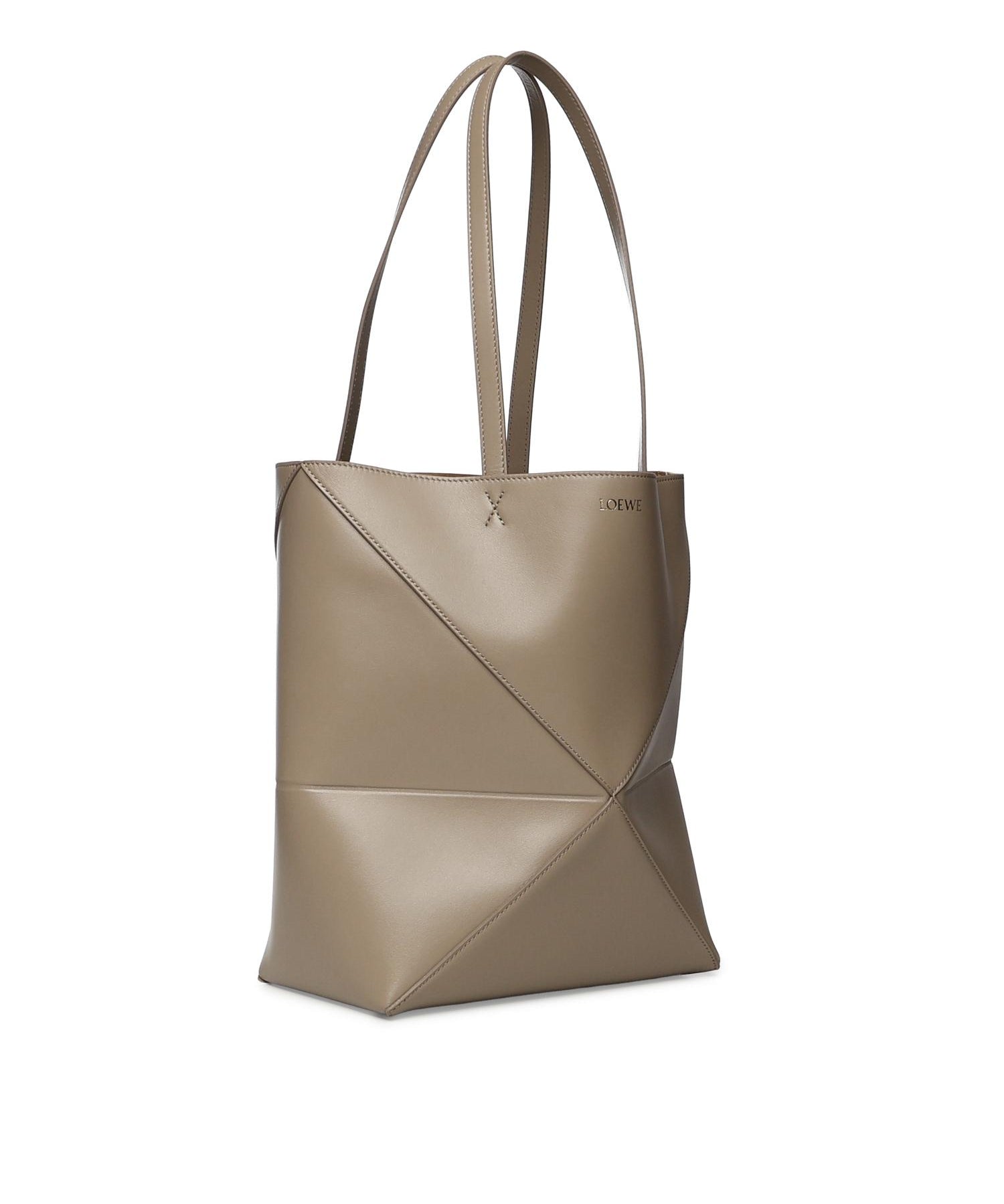 Borsa Puzzle Fold Tote media in pelle di vitello A657G50X01 2150 LOEWE 