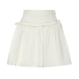 Gonna corta con arricci e coulisse 106830 A2LDZ05 PINKO 