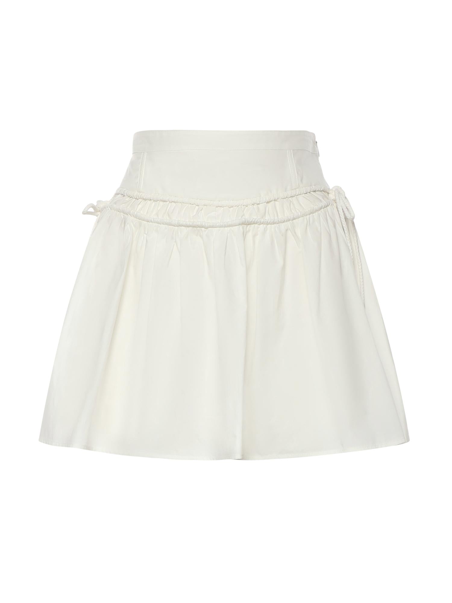 Gonna corta con arricci e coulisse 106830 A2LDZ05 PINKO 