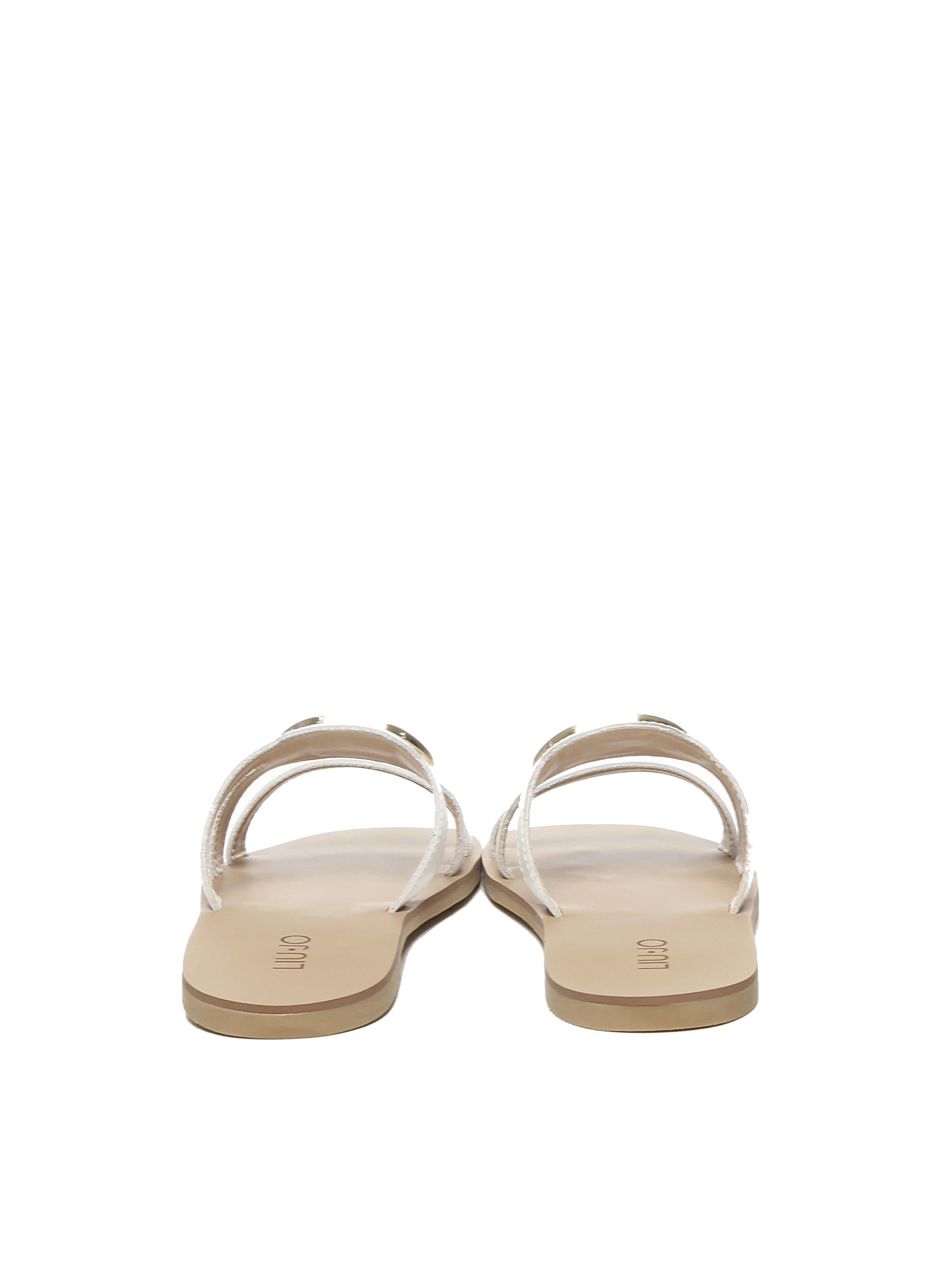 Ciabatte flat con logo SA5083P010201065  LIU JO 