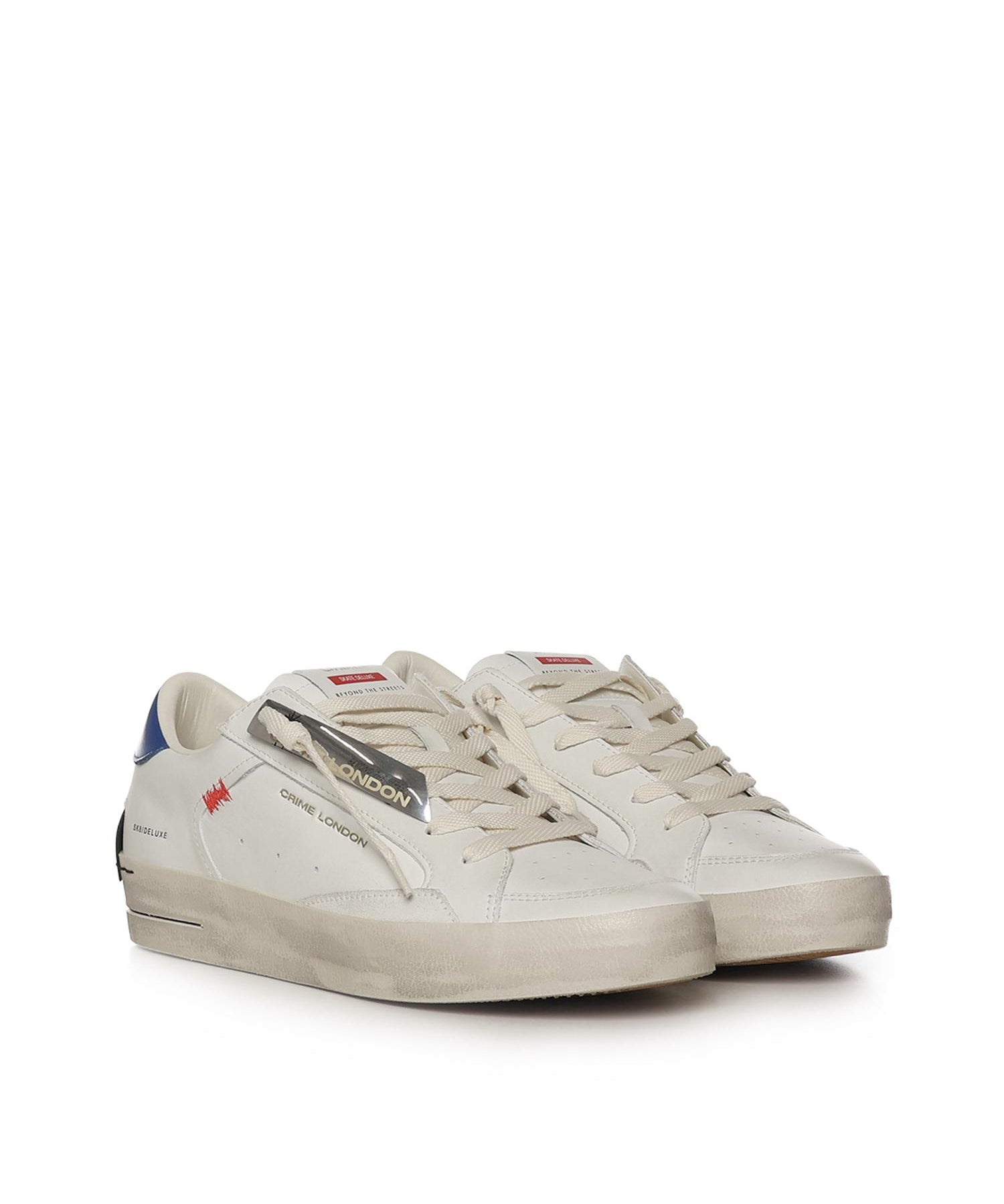 Sneaker Sk8 Deluxe 14103PP7B WHITE CRIME LONDON 