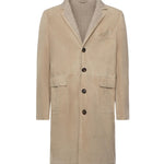 Cappotto in pelle scamosciata L75CAPL01PEL0L002 02 ELEVENTY 