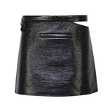 Mini gonna glossy 424CJU198VY0014 9999 COURREGES 