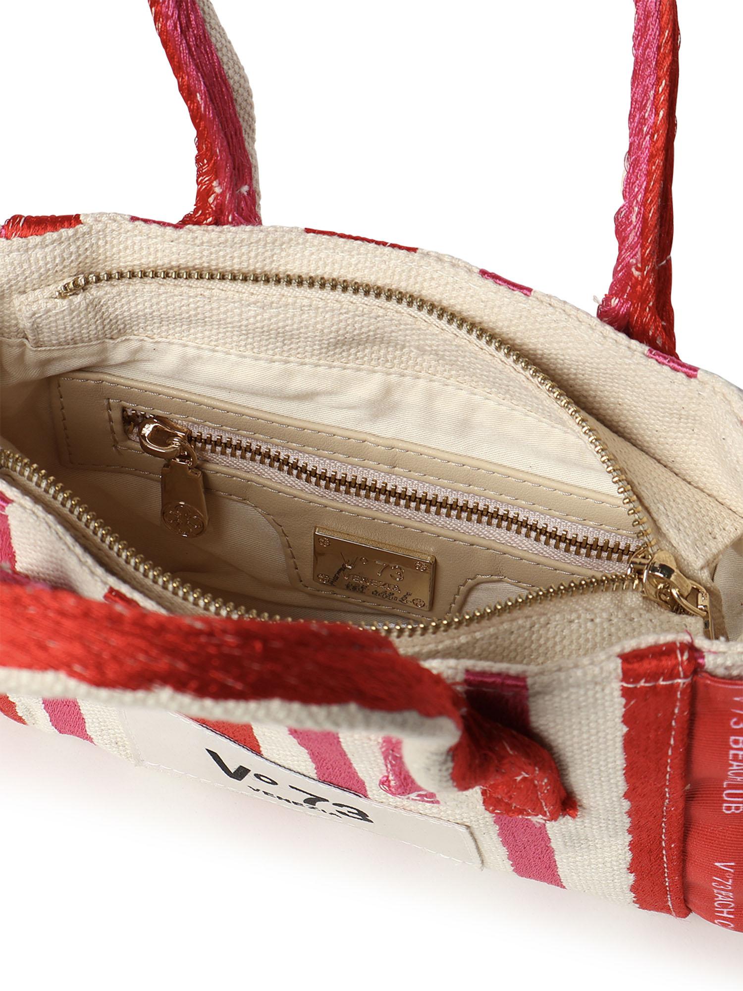 Mini bag con logo 73BS9MV03R ILENEROSSO/MULTICOLOR V° 73 