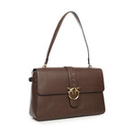 Borsa a spalla maxi Love Bag Slouchy in pelle 105067 A0QOL74Q PINKO 