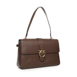 Borsa a spalla maxi Love Bag Slouchy in pelle 105067 A0QOL74Q PINKO 