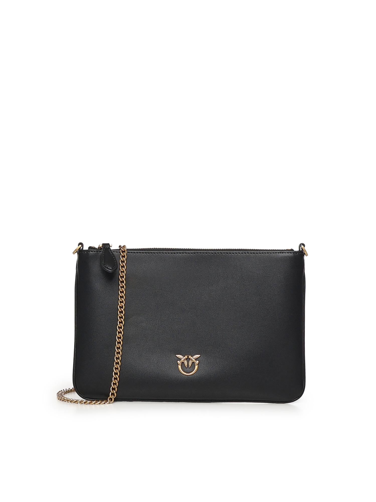 Borsa media a spalla Flat Love Bag Simply 100455 A0F1Z99Q PINKO 