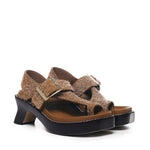 Sandalo in pelle scamosciata spazzolata L814465X92 LOEWE EASE2530 LOEWE 