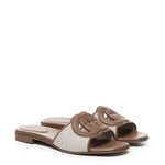 Sandalo slider con Incrocio GG 835723 FAEA09562 GUCCI 