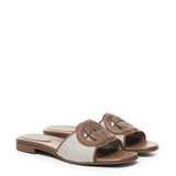 Sandalo slider con Incrocio GG 835723 FAEA09562 GUCCI 