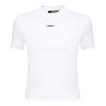 T-shirt in gros grain 24ETSW00133AJ00124 100 JACQUEMUS 