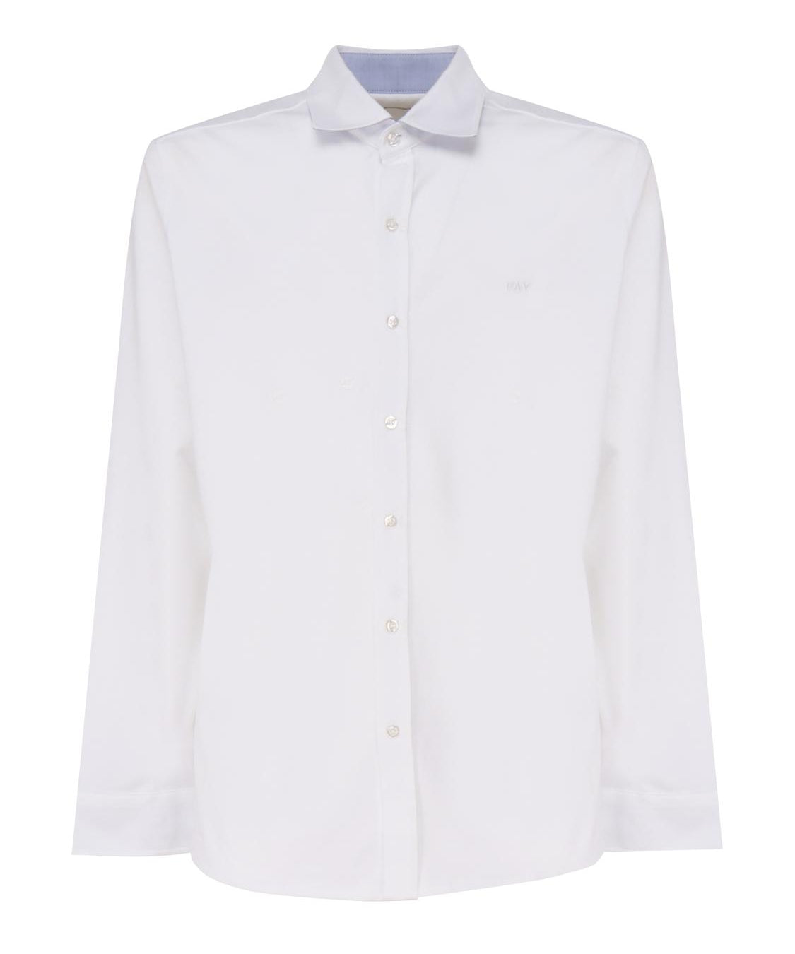 Camicia in cotone con logo ton sur ton NRMA3481540 VYPB001 FAY 