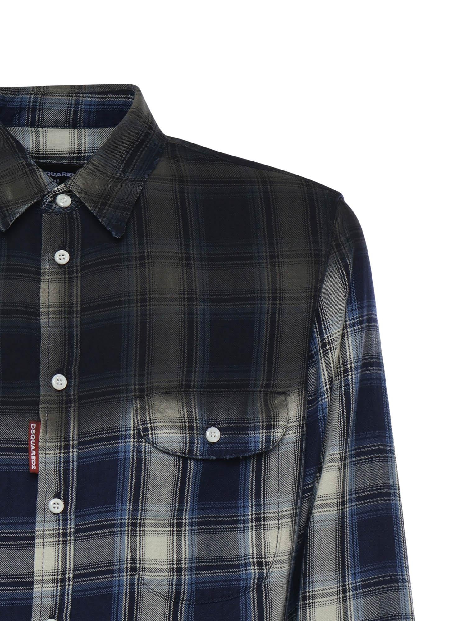 Camicia Canadian Vintage in cotone S74DM0993 D35206001F DSQUARED2 