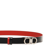 Cintura regolabile e reversibile Gancini<BR/> 230294 781813013 FERRAGAMO 