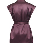Giacca smanicata in satin 106585 A1Y5R57 PINKO 