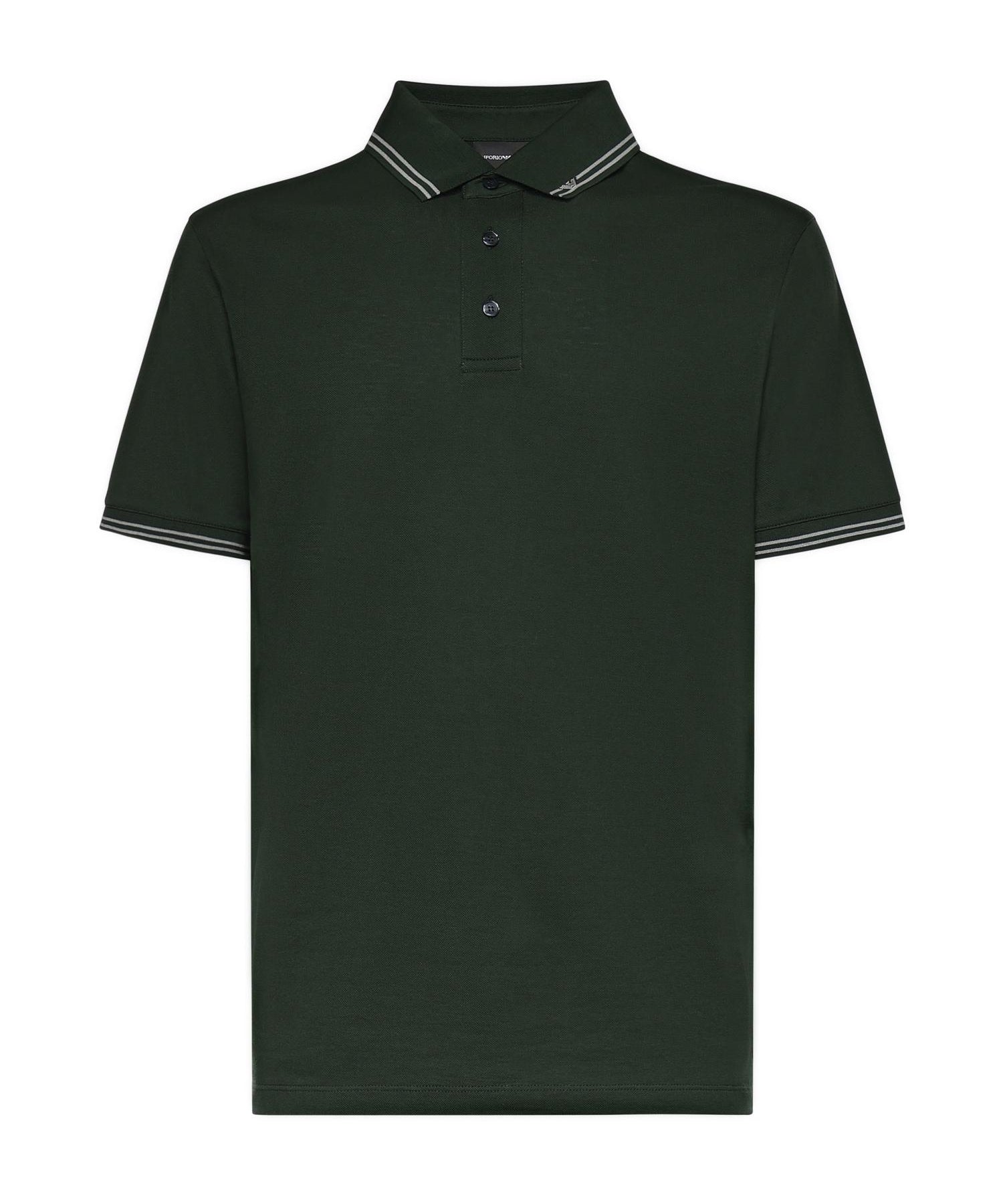 Polo in piquet di cotone EM005842 AF12955U7263 EMPORIO ARMANI 