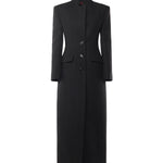 Cappotto lungo in panno 106123 A30GI84 PINKO 