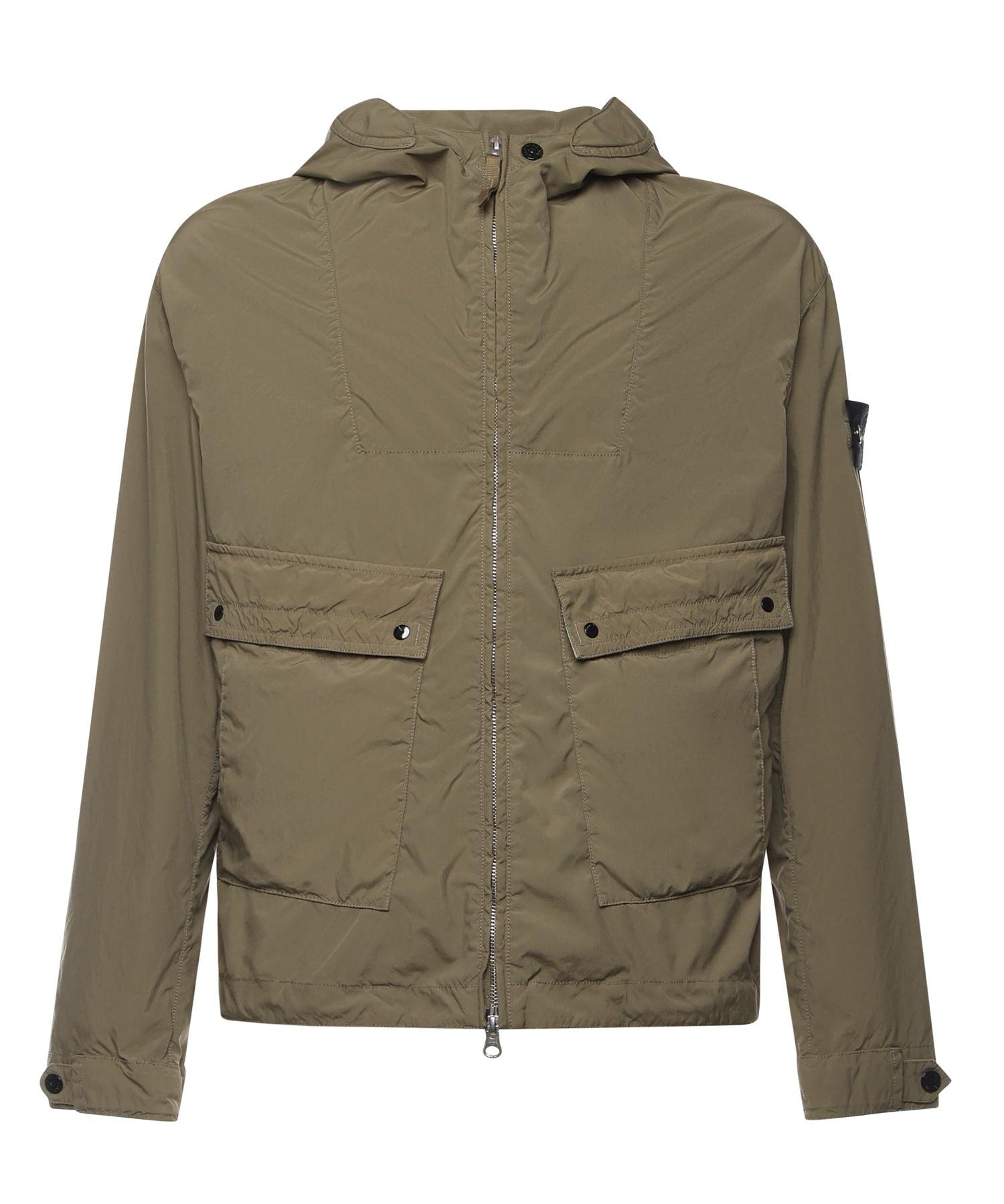 Giacca con cappuccio e logo L1S154100052 S0042V005G STONE ISLAND 