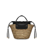 Mini bag Vanna con logo 73BS9N202 VANNANERO/NATURALE V° 73 