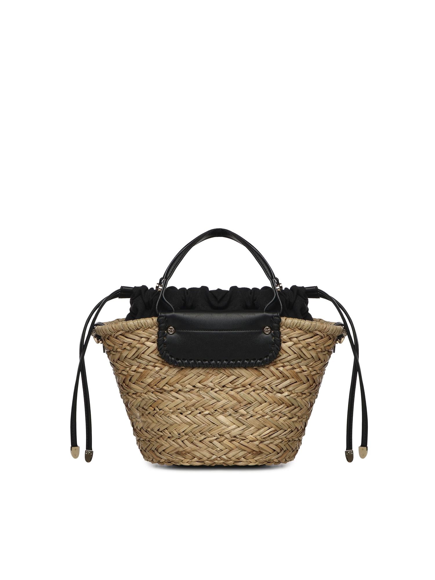 Mini bag Vanna con logo 73BS9N202 VANNANERO/NATURALE V° 73 