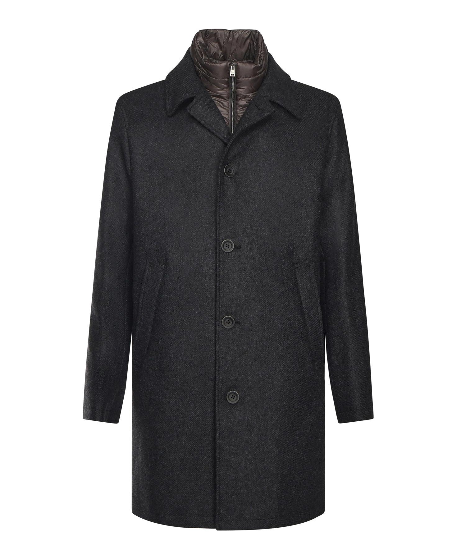 Cappotto monopetto in misto lana CA000215U 33432R9490 HERNO 