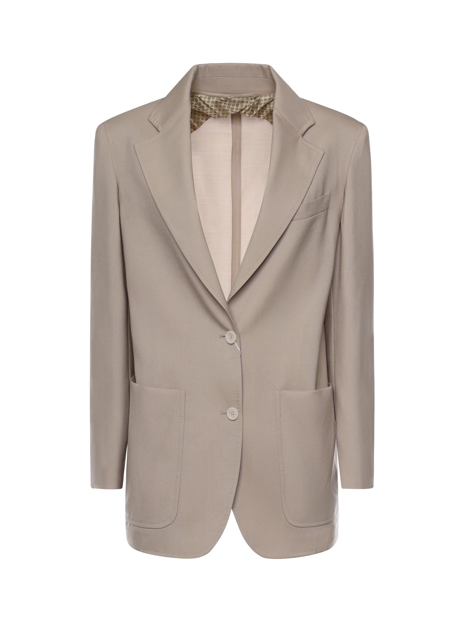 Blazer monopetto in misto lana 2611041011600 021 MAX MARA 