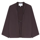 Giacca in popeline AA9V1285W144C 413 ALAIA 