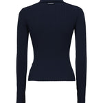 Maglia a maniche lunghe scollo ampio 104725 A2F0G82 PINKO 
