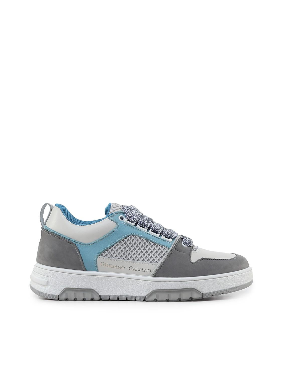 Sneakers Vyper in mesh e suede VYPER -GREY/BLU GIULIANO GALIANO 