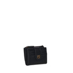Portafoglio in pelle con logo<BR/> 103610 A0F1Z99Q PINKO 