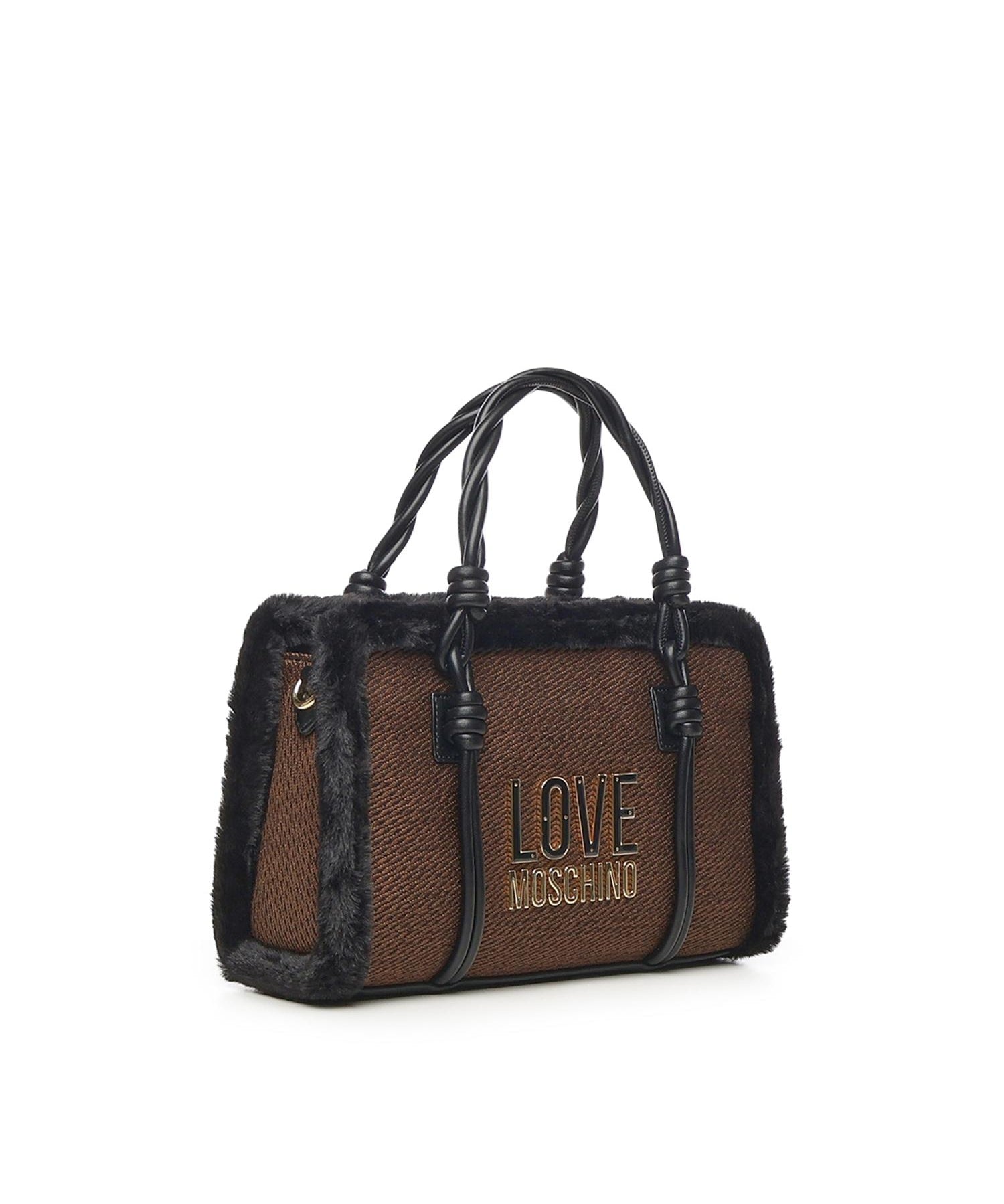 Borsa a mano con logo JC4387PP0NKH1 00A LOVE MOSCHINO 